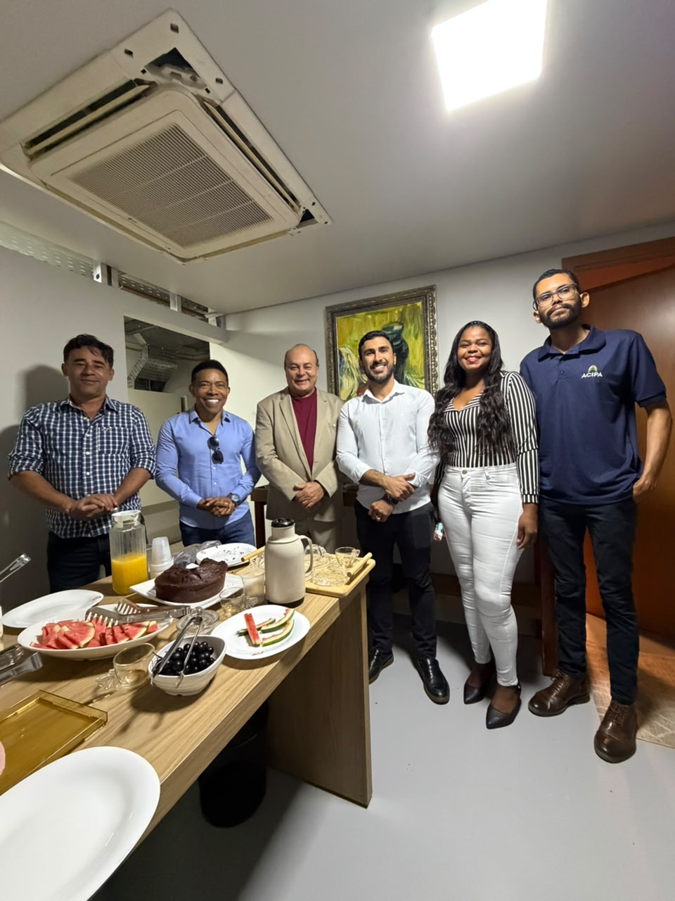 ACIPA visita Ruy Adriano na Rede Petroshop